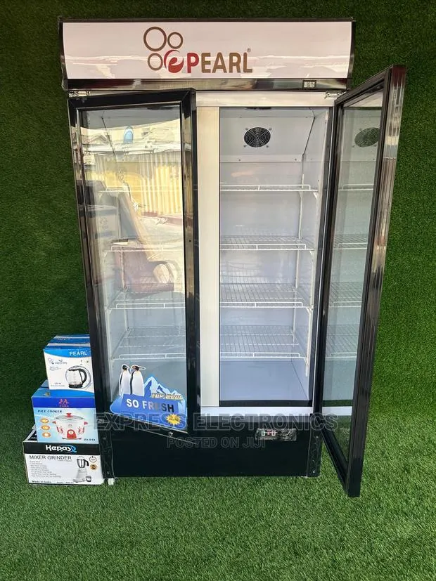 Food Safe Plastic Body Design Pearl Display Fridge 2door · Photo 1