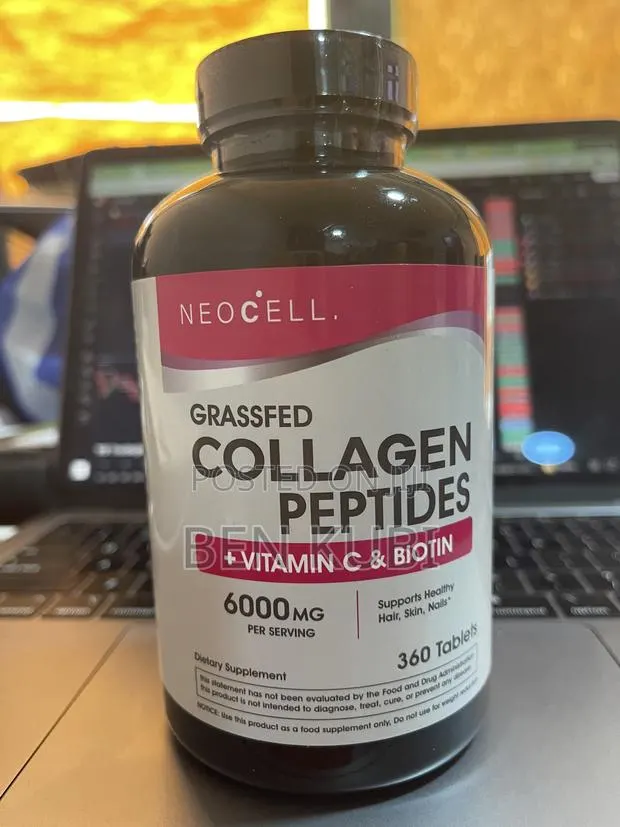 NeoCell Grass-Fed Collagen Peptides + Vitamin C & Biotin- 360 Tablets · Photo 1