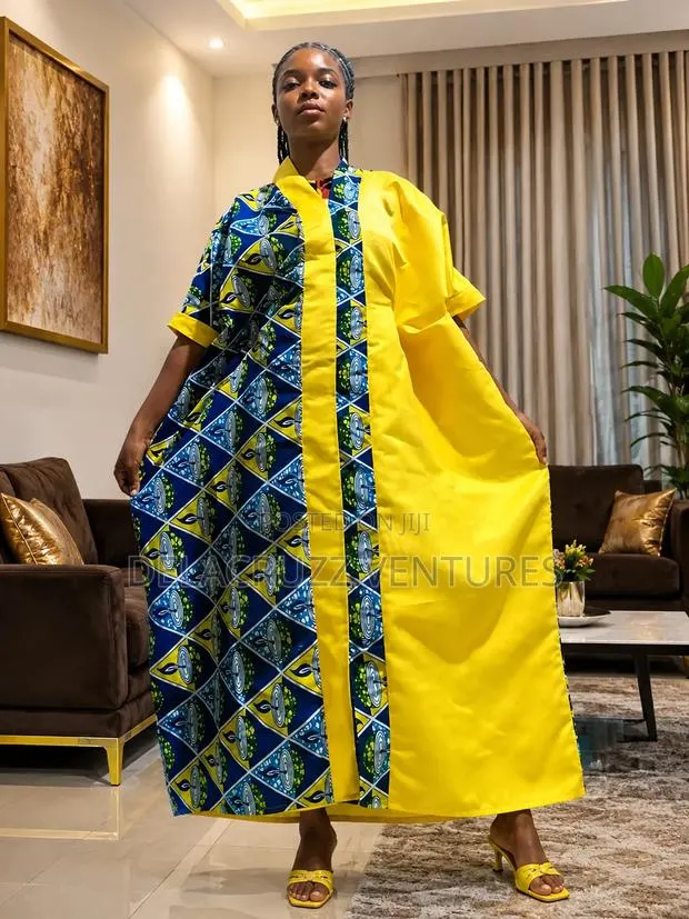 Ankara African Print Long Bubu · Photo 1