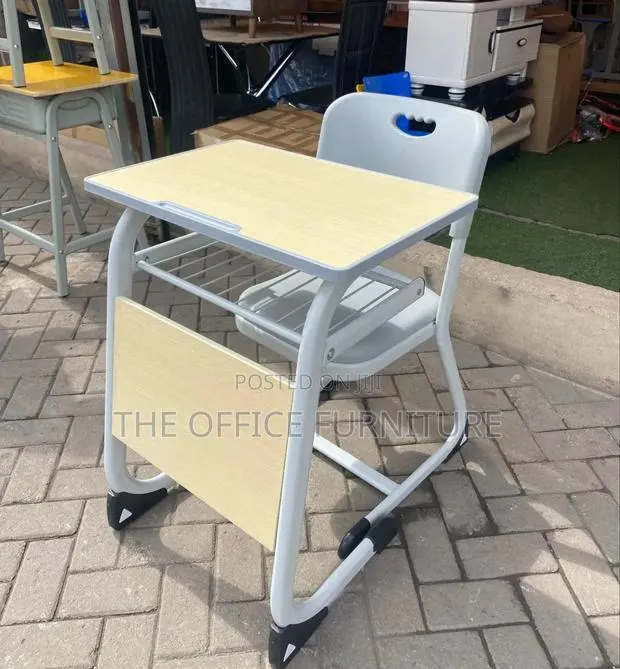 Student Study Desk With Integrated Chair · Photo 1