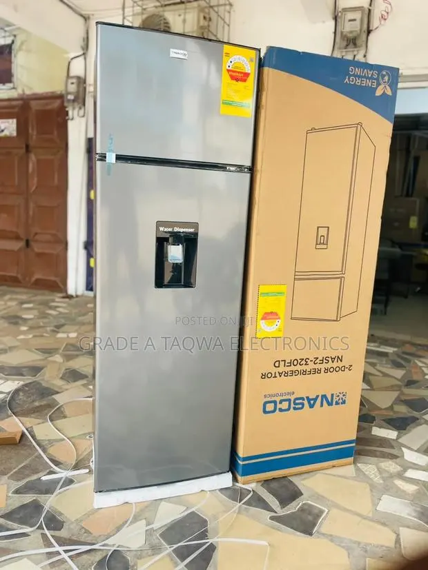 Silver-Coloured Model Nasco 280-Litre 2-Door Top-Mount Refrigerator · Photo 1