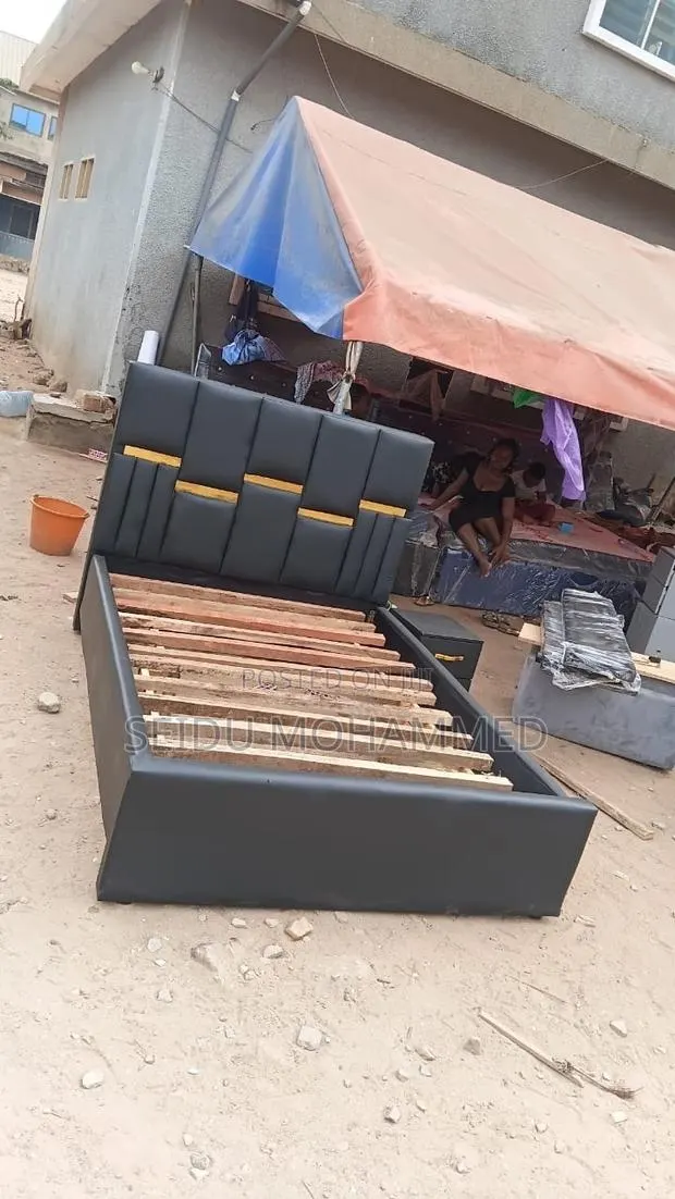 A Quality Turkey’s Double Bed Frame With Side Drawer · Photo 1