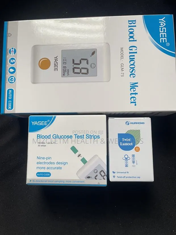Blood Glucose Meter With 50 Test Strips · Photo 1
