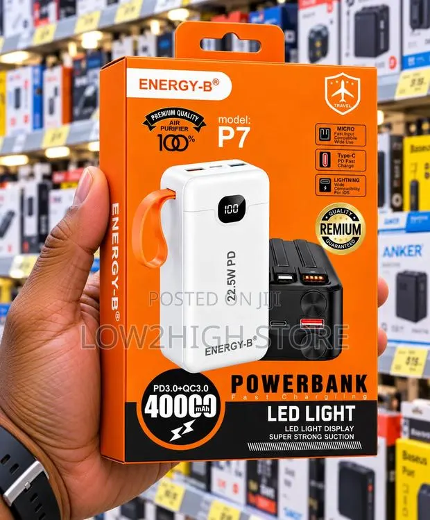 Energy-B P7 40,000mAh Fast-Charging Power Bank · Photo 1
