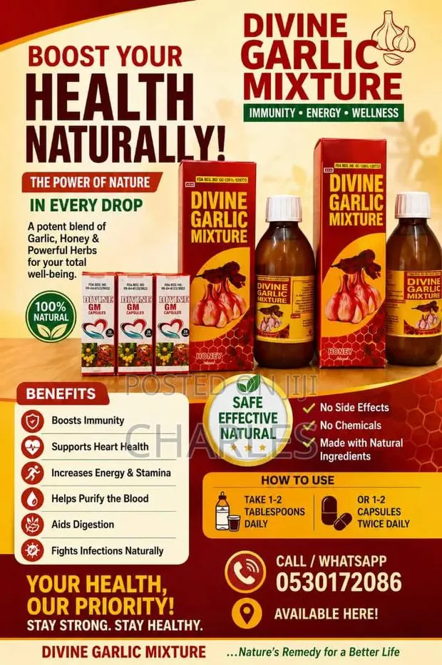 Divine Garlic Mixture and Divine GH Capsules · Photo 1