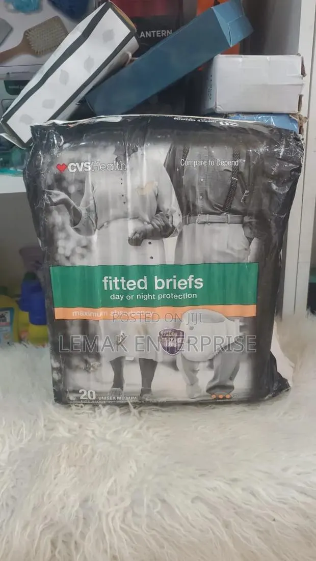 CVS Health Fitted Briefs With Maximum Absorbency for Day or Night. · Photo 1