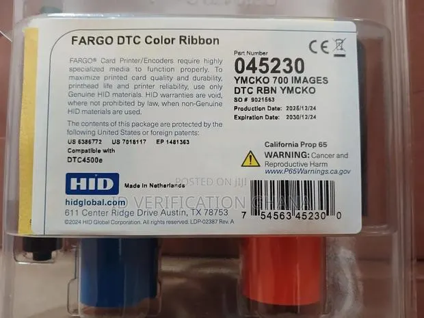 DTC 4500e Color Ribbon · Photo 1