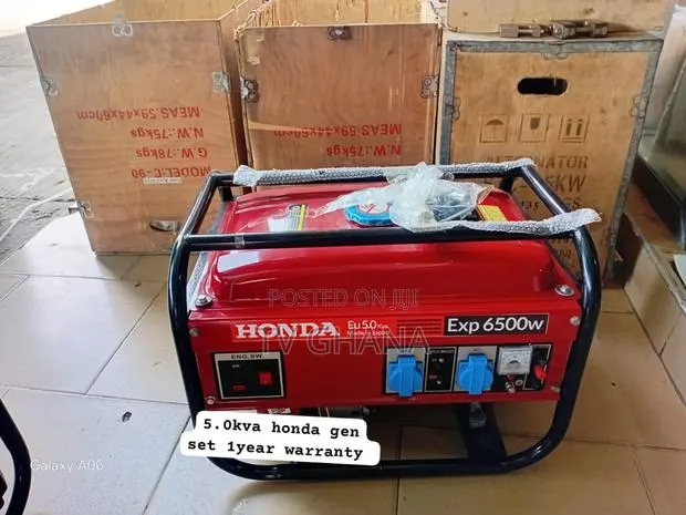 Honda 6500w Generator – Strong Affordable6500watt 5.0kva · Photo 1