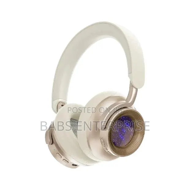 Powerology Astro 600mAh Hybrid ANC Wireless Headphone – Beige · Photo 1