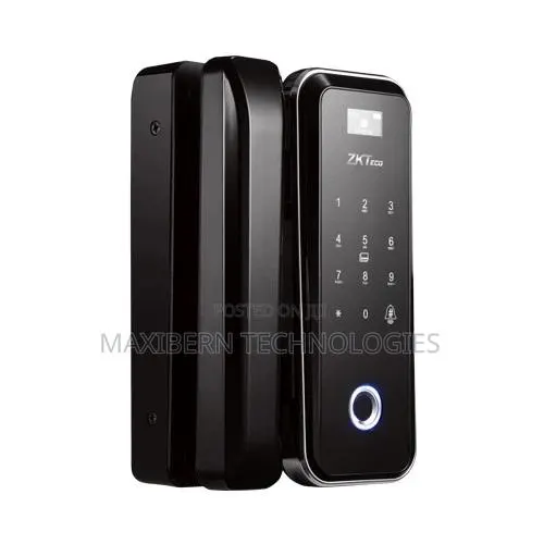 ZKTeco GL300 Fingerprint, Card & PIN Glass Door Lock · Photo 1
