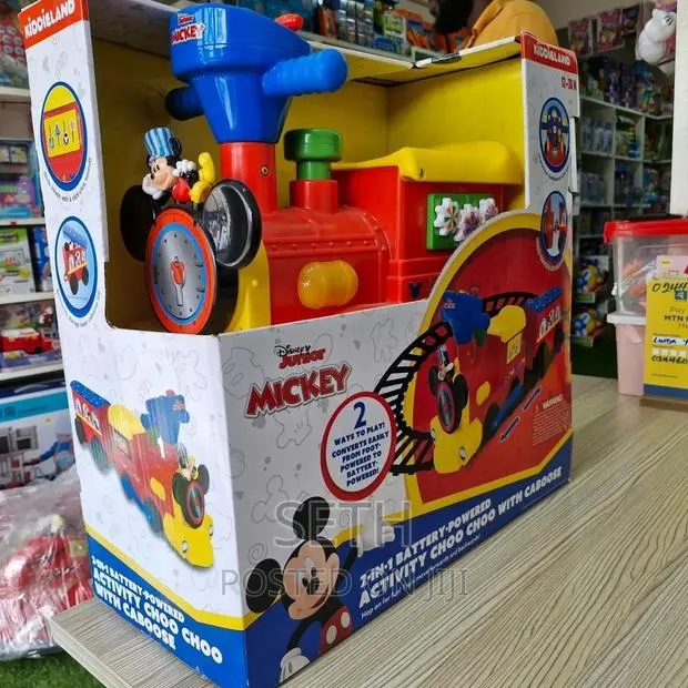 MICKEY MOUSE CHOO Kiddieland Battery Powered Ride-on Train C · Photo 1