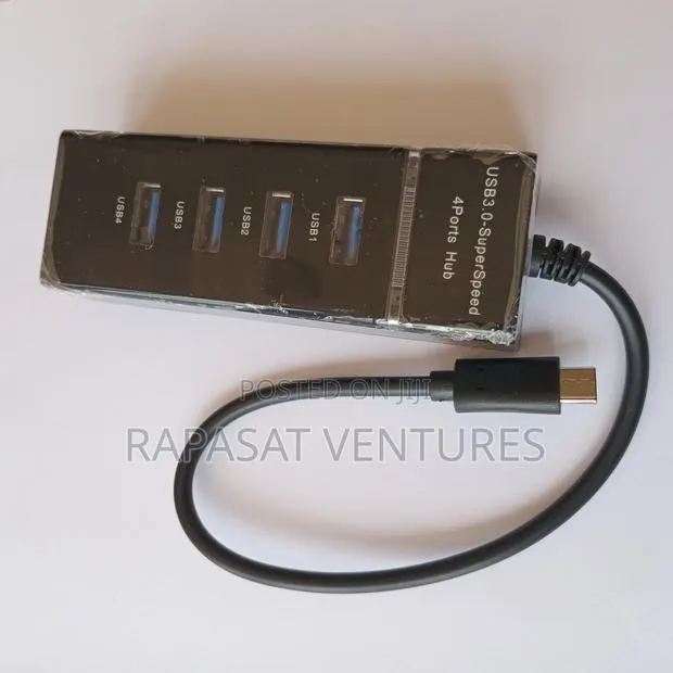 Type C to 4 Port USB-A 3.0 Hub · Photo 1