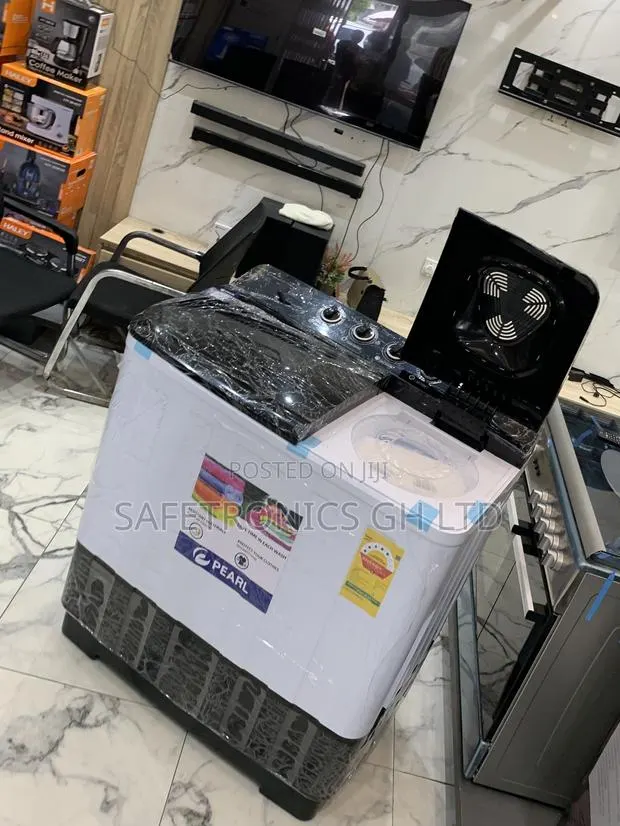 Secure White Pearl 18kg Top-Load Washing Machine Is a Heavy-Duty · Photo 1