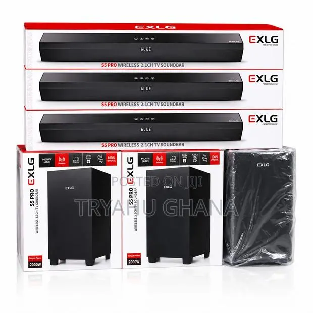 EXLG S5 Pro Soundbar With Wireless Subwoofer |Home Theatre System · Photo 1