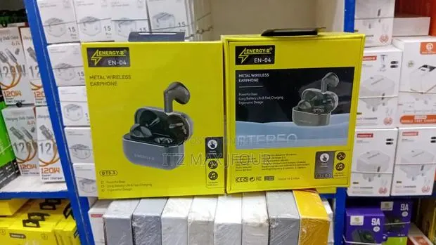 Energy B Metal Wireless Earbud %100 Original · Photo 1