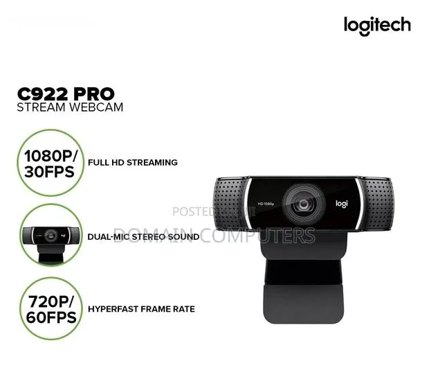 Logitech C922 Pro Stream Webcam · Photo 1