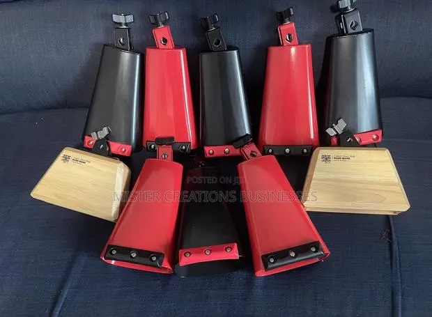 Wood Block Metal Cowbell Percussion · Photo 1