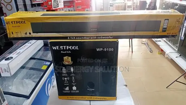 Westpool 2.1ch Soundbar Subwoofer – Rich Bass Soundbar · Photo 1