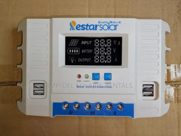 Hi-Tech 60a PWM Solar Charge Controller With 4 USB Ports 12v/24v · Photo 1