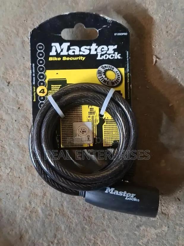 Master Lock 8126DPRO Self-Coiling Keyed Bike Cable Lock · Photo 1