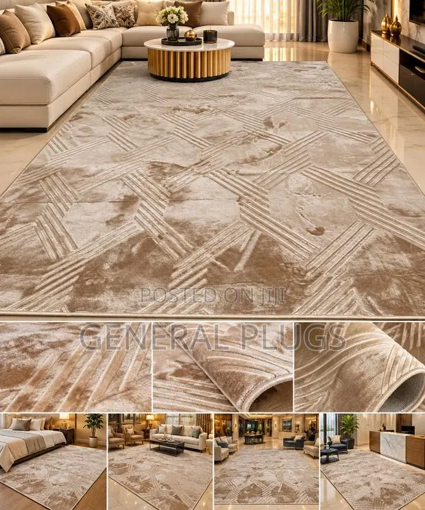 Premium Fluffy Luxurious Suede Velvet Carpets Biggest Size 200x300cm · Photo 1