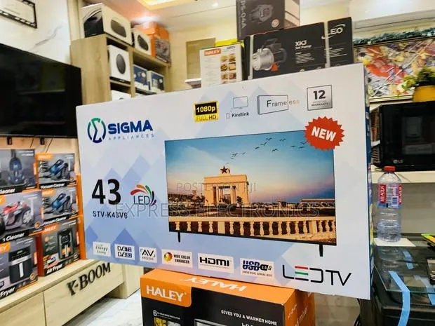 Better Deal on Sig-K43v6. 43” FHD Satellite Digital Television Sigma · Photo 1