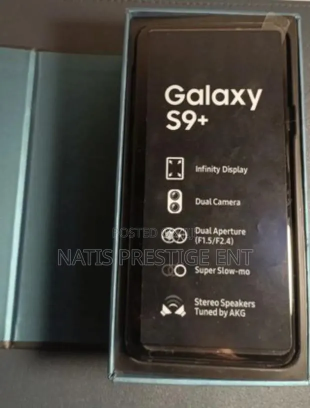 New Samsung Galaxy S9 Plus 128 GB Black · Photo 1