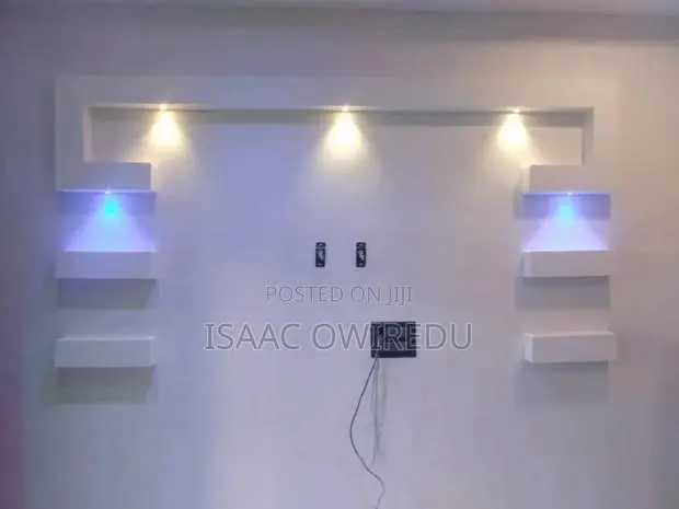 Television Wall Mounted Design With Colourful Design · Photo 1