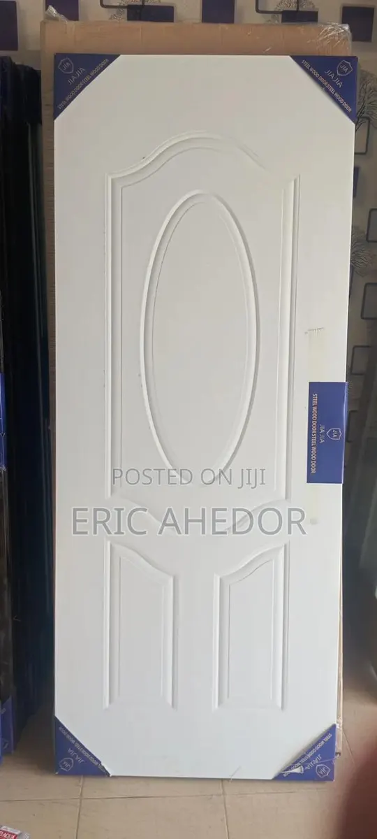 Wooden Metal Door With Full Metal Frame Bedroom Door and Accessories · Photo 1