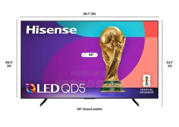 Hisense - 98" Class QD5 Series Hi-Qled UHD Smart Google TV (2025) · Photo 1
