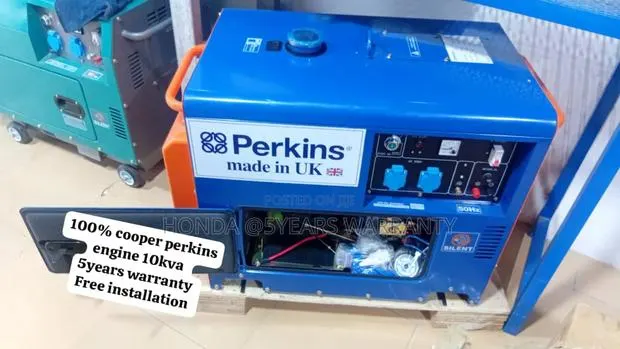 We Service Generators Perkins 10kva 13000wax Silent 10kva · Photo 1