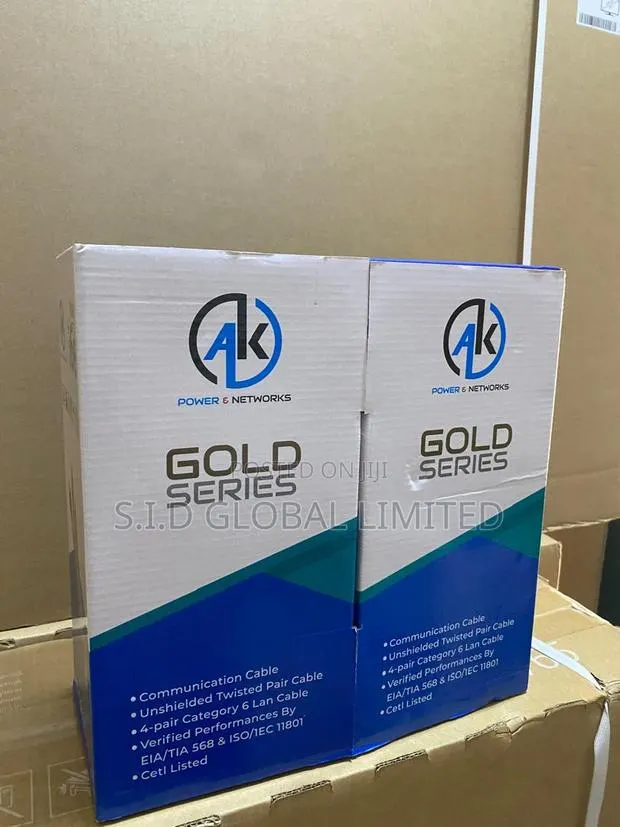 AK GOLD SERIES Cat6High -Speed LAN Cable -100%copper -305m · Photo 1
