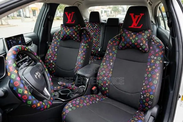 Luxury LV Design Full Seat Seat Cover Set · Photo 1