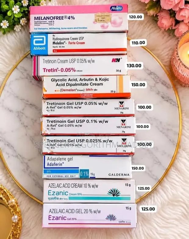 Tretinoin/Azelaic/Melanofree/Adepalene /Demelan/ Treatment Gel/Creams · Photo 1