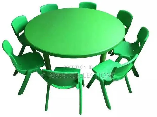 Children Plastic Round Table · Photo 1
