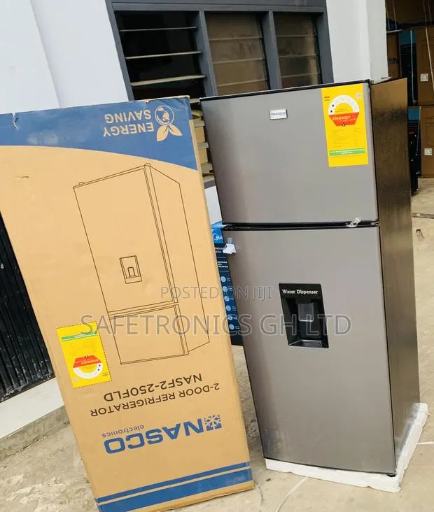 Super Grey Cool 210L Nasco Top Freezer Nasf2-250fld Fridge · Photo 1