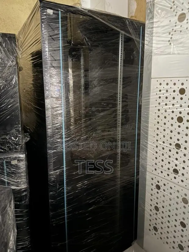 42u Rack Cabinet (800x1000) Glass Door With 4 Fans and 1 Pdu · Photo 1