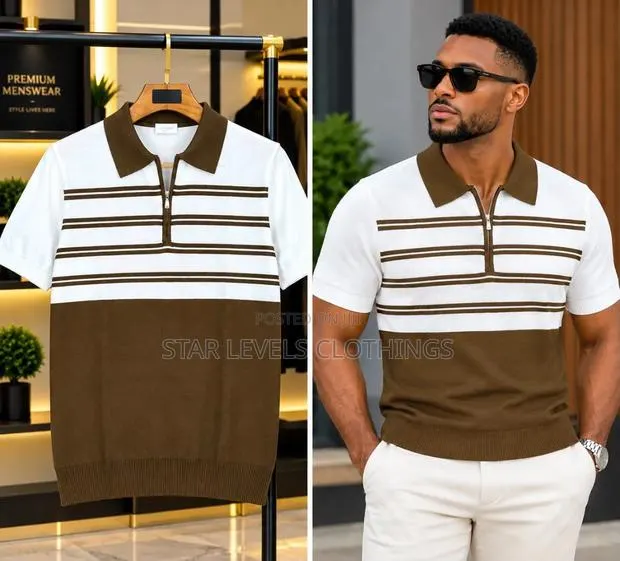 Quality Quarter Zip Knitted Club T Available for Men · Photo 1