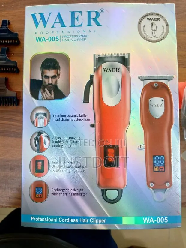 Waer 005 Rechargeable 2 in 1 Hair Clipper · Photo 1
