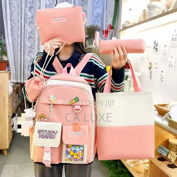 5 Set Backpack With Handbag and Pencil Case · Photo 1
