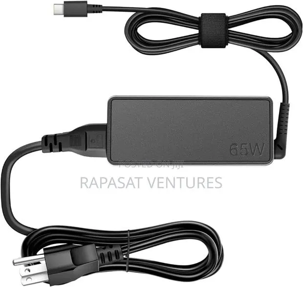 Dell 20v 3.25a 65w Type C Adapter With Power Cable · Photo 1