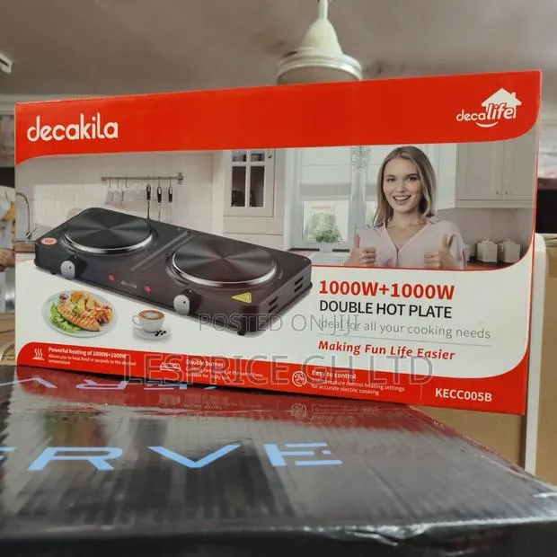 Promotional Sale on Our Matchless Decakila Electric Double Hot Plate · Photo 1