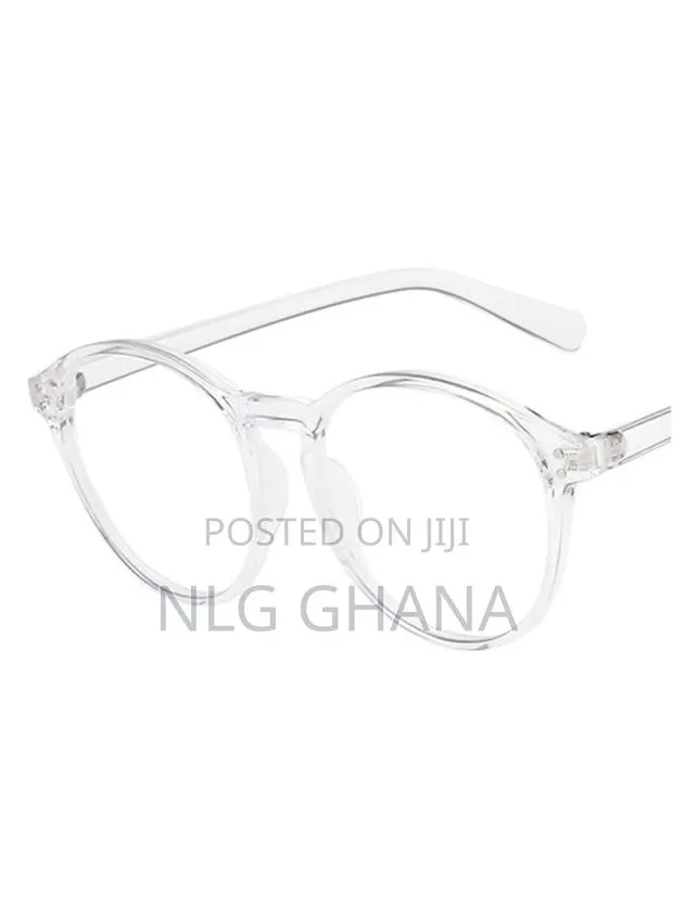 Round Frame Glasses Metal Hinge Blue Light Blocking. · Photo 1