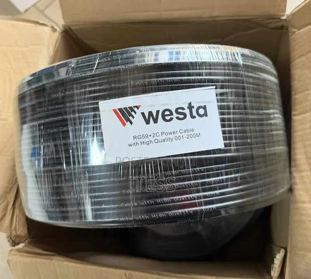 Westa 200m Coaxial Cable With Power Rg59 Cable · Photo 1