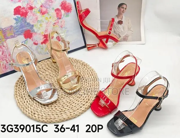 Sculptural Heel Sandals · Photo 1
