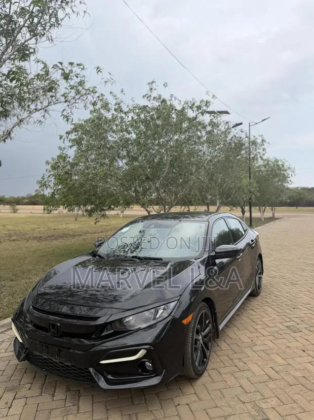 Honda Civic Sport Sedan 2020 Black · Photo 1