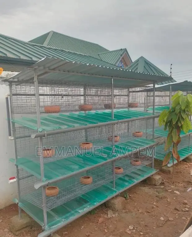 Galvanised Metal Cages for Rabbits and Grasscutters for Sale · Photo 1