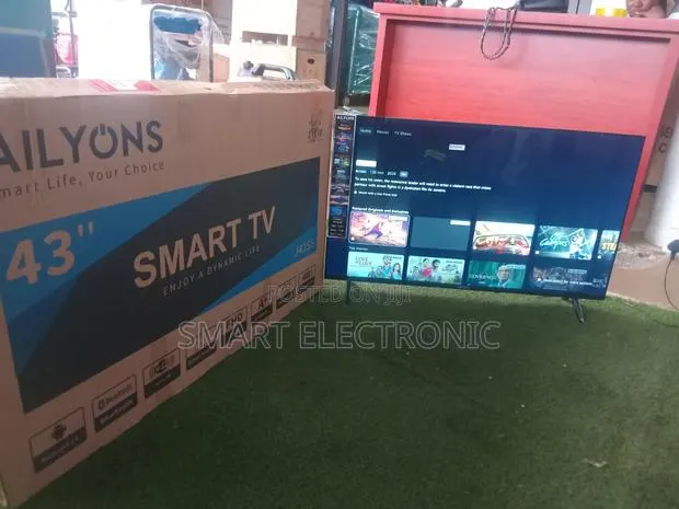 Ailyons 43′′ Smart Television – Sleek Design, Clear Display Smart · Photo 1