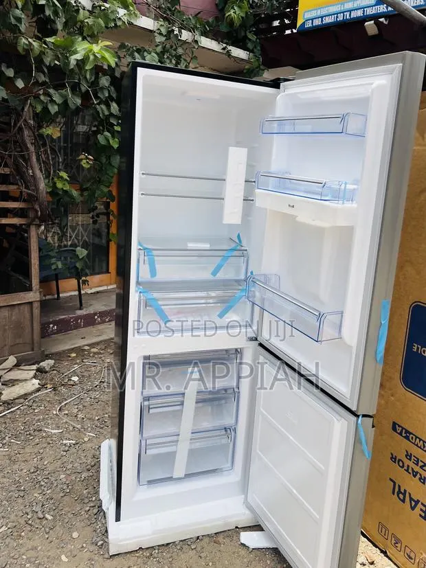 Quality Refrigerator Double Door Pearl(PF-433bbgwd-A1)Black · Photo 1