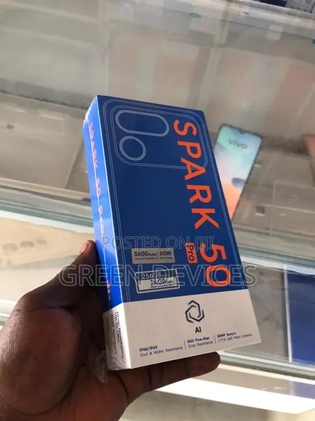 New Tecno Spark 50 Pro 256 GB Gray · Photo 1